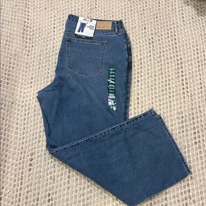 Seven7 Women's High Rise Fitted Waist Loose Fit 5 Pocket Straight Jean 18W